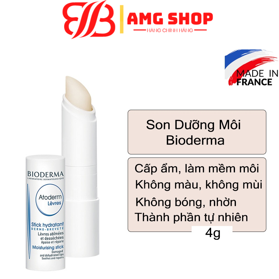 Son Dưỡng Môi Bioderma Atoderm Levres 4g – Bella