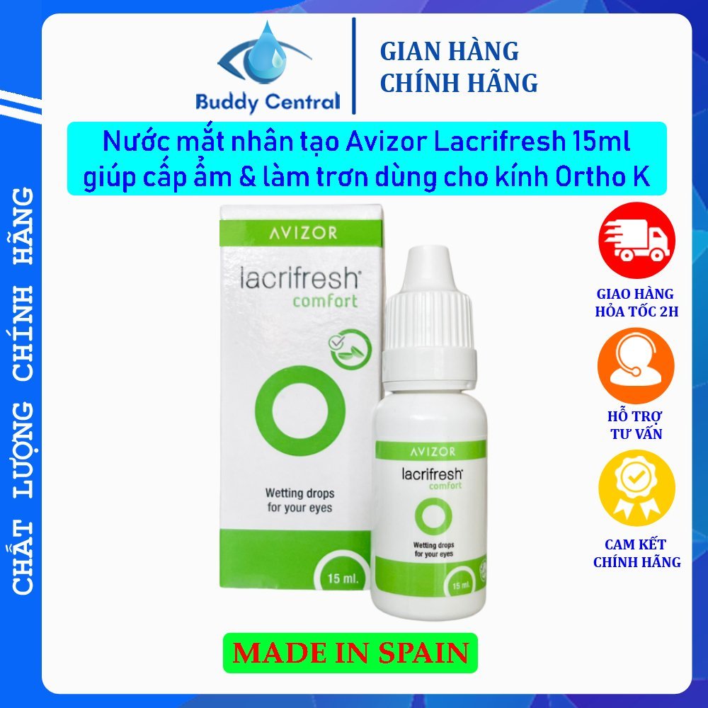 Nước nhỏ mắt nhân tạo Avizor Lacrifresh / Refresh Tears / Optive / Systane Ultra / Gericare – Buddy Central