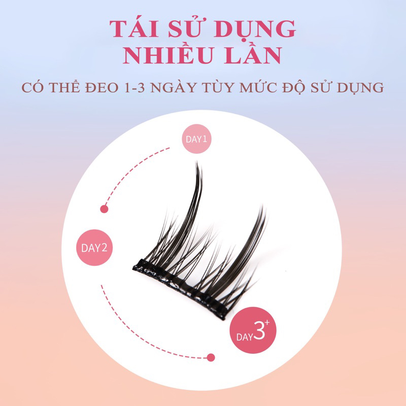 Lông Mi giả tự dính không cần dùng keo Eyes Bling- thế hệ mới có thể tái sử dụng nhiều lần( bao bì mới cải tiến hơn)