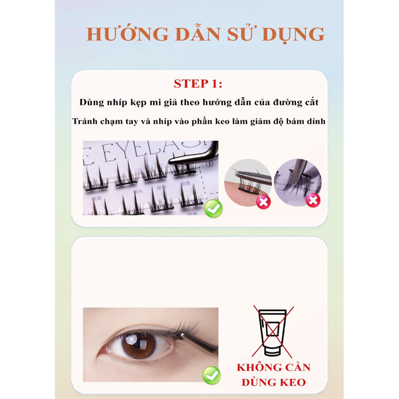 Lông Mi giả tự dính không cần dùng keo Eyes Bling- thế hệ mới có thể tái sử dụng nhiều lần( bao bì mới cải tiến hơn)