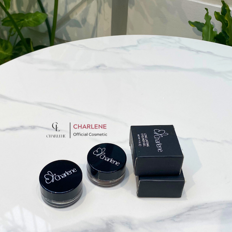 Gel Kẻ Mắt Charlene – Gel Eyeliner – Đủ Màu Đen Và Nâu – Chống Nước, Chống Nhiệt, Chống Lem, Chống Trôi, Bền Màu Cả Ngày