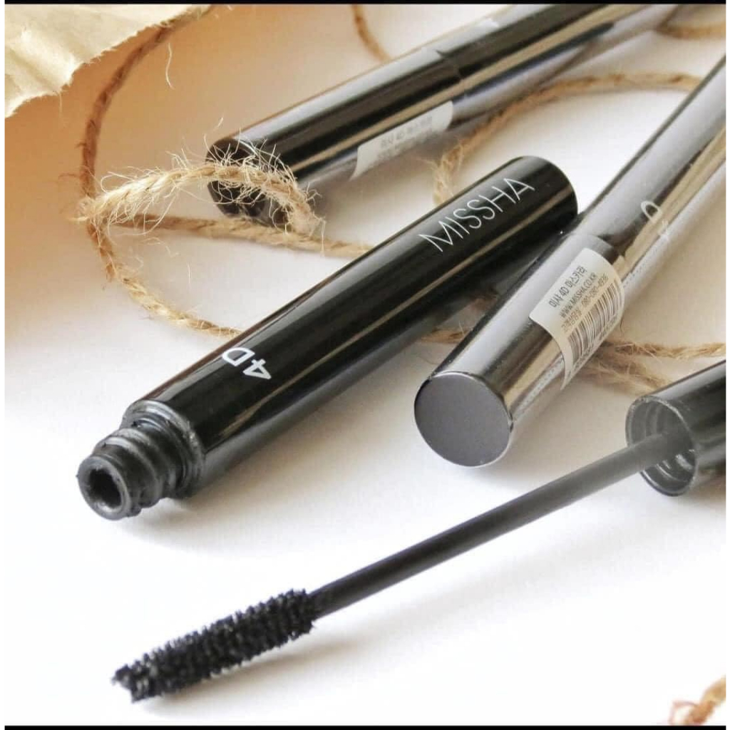 Mascara chuốt mi Missha 4D làm dày mi không lem chống trôi hiệu quả