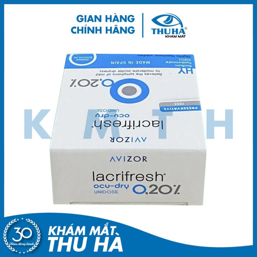 Dung dịch nhỏ mắt AVIZOR LACRIFRESH OCU-DRY 0.20% UNIDOSE