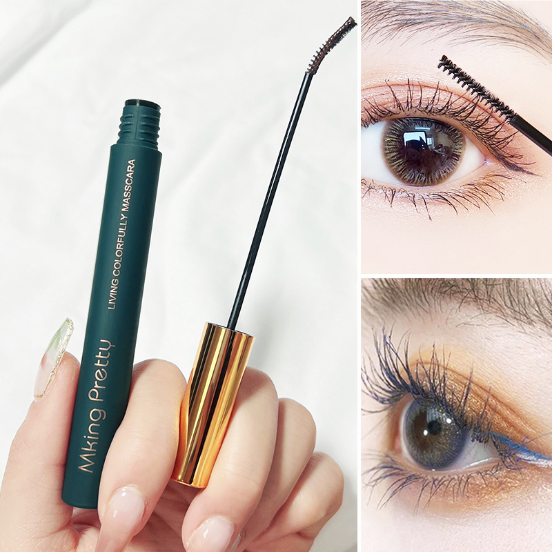 Mascara Mking Siêu Mịn Chống Thấm Nước Không Gây Lem, Nhòe Chuốt Dày, Dài Và Làm Cong Mi Tự Nhiên, Siêu Xinh