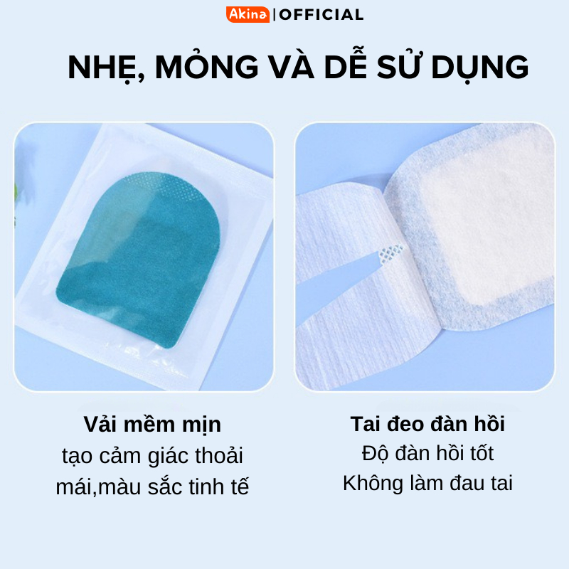 Mặt Nạ Mắt Akina Chườm Nóng Với Tinh Chất Thiên Nhiên Giúp Giảm Quầng Thâm