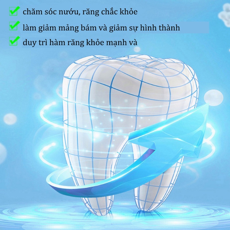 Bột Trắng Răng Kem đánh răng trắng 50g Làm trắng răng nhanh chóng hết ố vàng khử mùi hôi miệng giảm viêm loét miệng