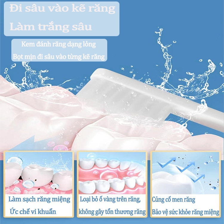 Bột Trắng Răng Kem đánh răng trắng 50g Làm trắng răng nhanh chóng hết ố vàng khử mùi hôi miệng giảm viêm loét miệng