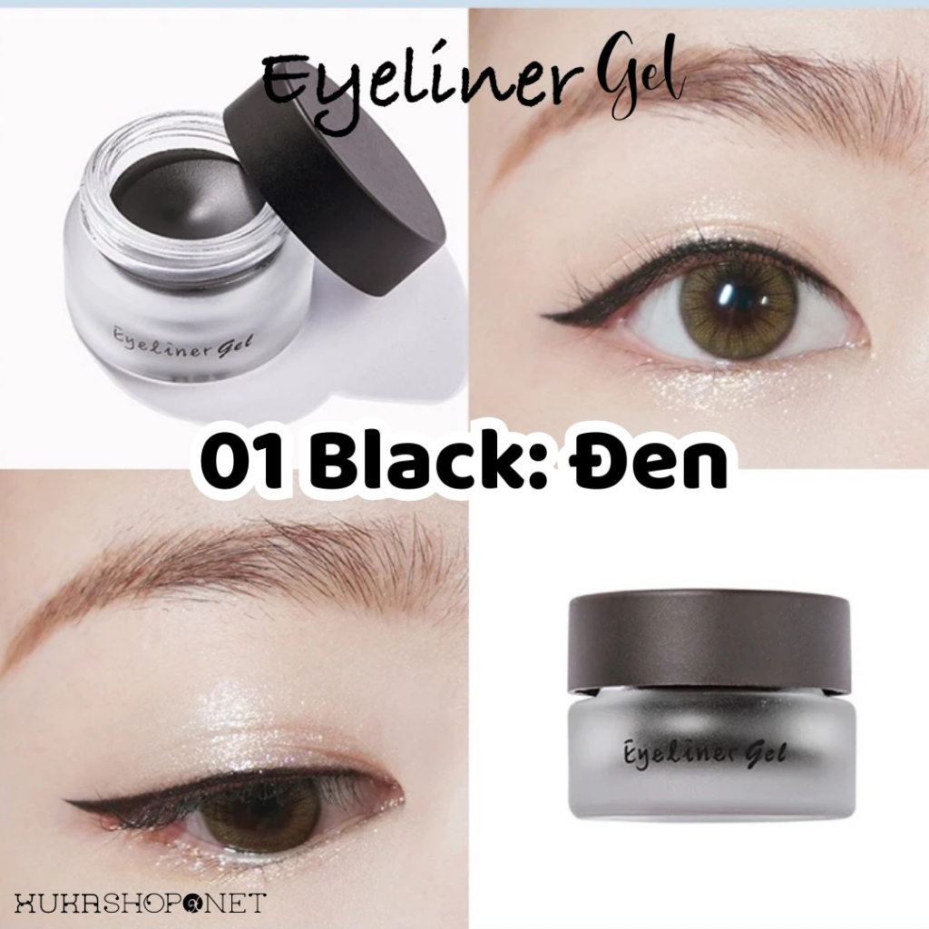 Gel kẻ mắt Judydoll kẻ mắt dạng gel bền màu lâu trôi tặng kèm cọ mắt