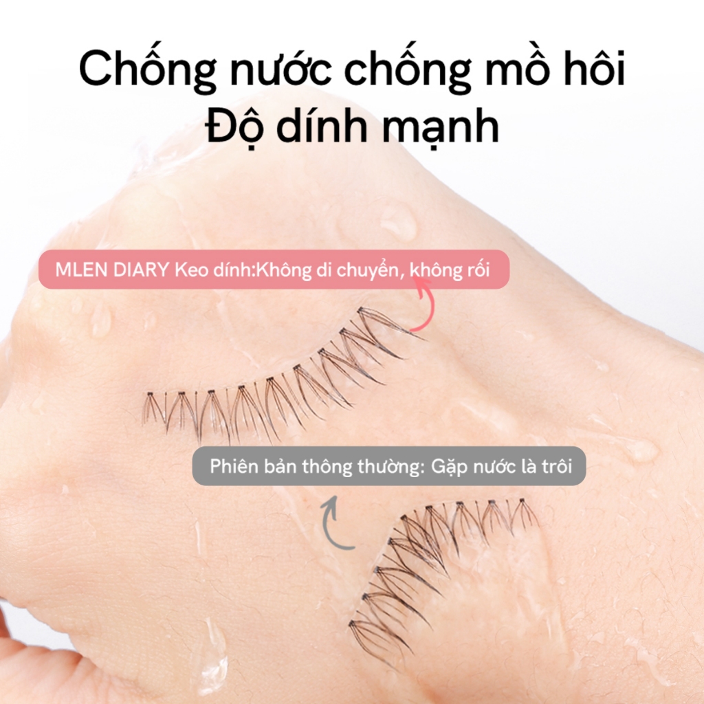 MlenDiary keo dán mi giả tự dính an toàn không gây kích ứng nhẹ nhàng nhanh khô và không mùi