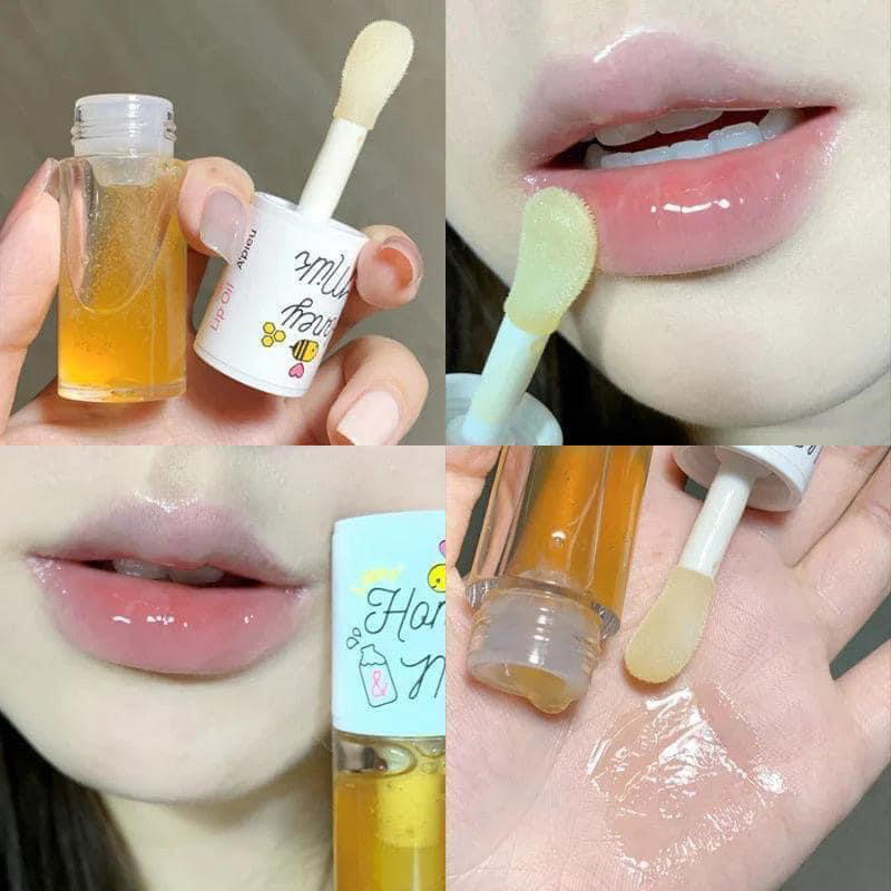 Son Dầu Dưỡng Hồng Môi A’pieu Honey & Milk Lip Oil 5g