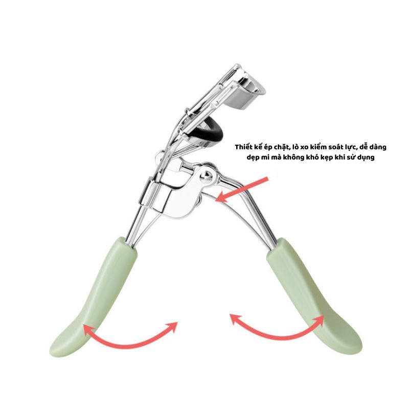 Kẹp bấm mi, bấm cong mi, kẹp mi bằng thép giúp mi cong tự nhiên dụng cụ uốn cong lông mi dễ sử dụng không làm rụng mi
