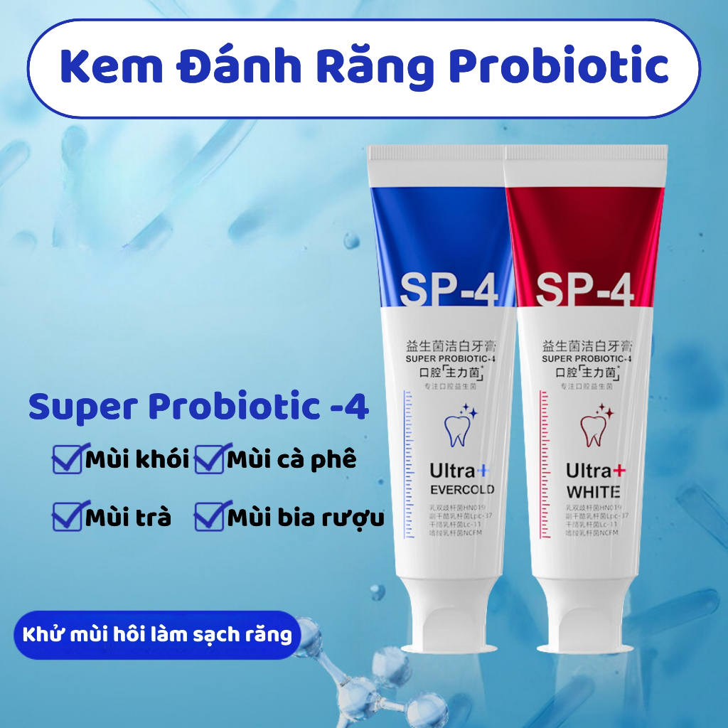Kem Đánh Răng Yayashi sp-4 Ultra+ Whitening 120g Tấm Thị Hỗ Trợ Giúp RăngTrắng Sáng, Khử Mùi, Thơm Mát