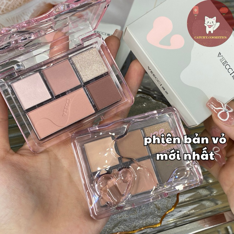 [VEECCI] Bảng Phấn Mắt 5 Ô VEECCI Gợn Sóng Nước Veecci Dream Summer Eye Shadow