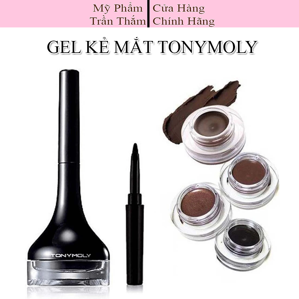 Gel kẻ mắt Tonymoly thần thánh Backstage Gel Eyeliner dễ kẻ giúp mắt bạn rạng ngời, tự tin hơn