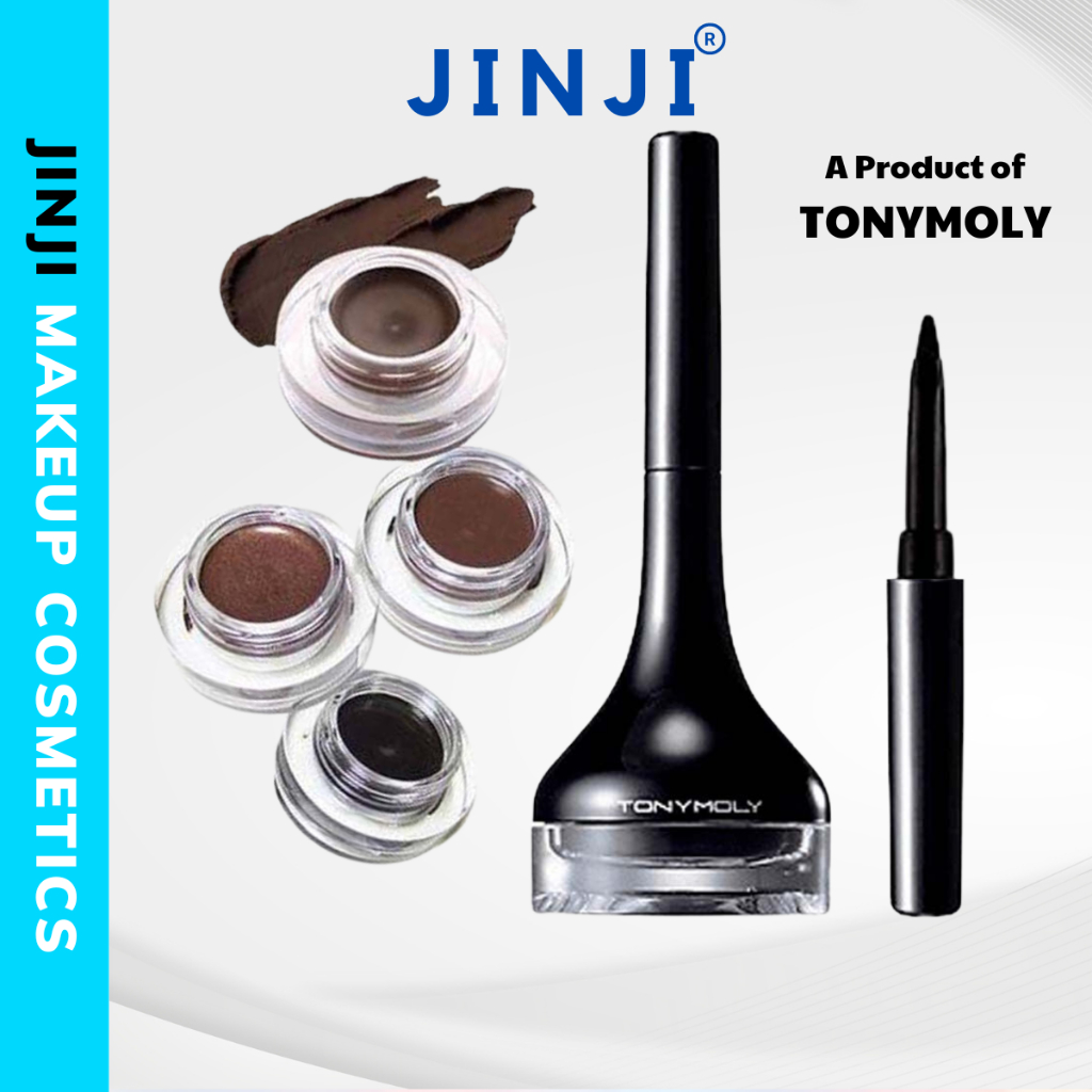 Gel Kẻ Mắt Tonymoly Backstage Gel Eyeliner 2 Màu Nâu Đen JINJI