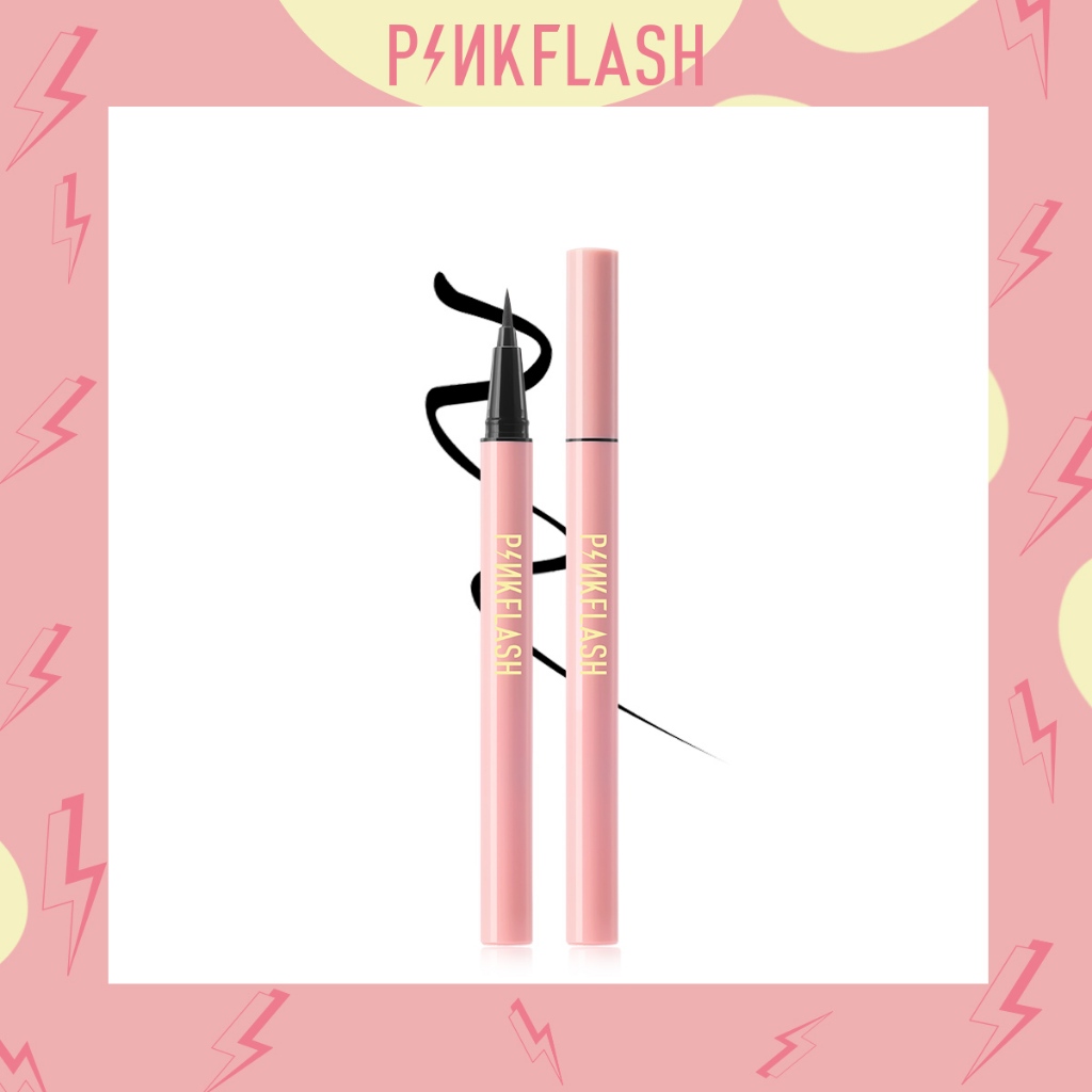 (Tặng dụng cụ uốn mi) Bộ trang điểm 3 món PINKFLASH Kẻ mày & Bút kẻ mắt & Mascara