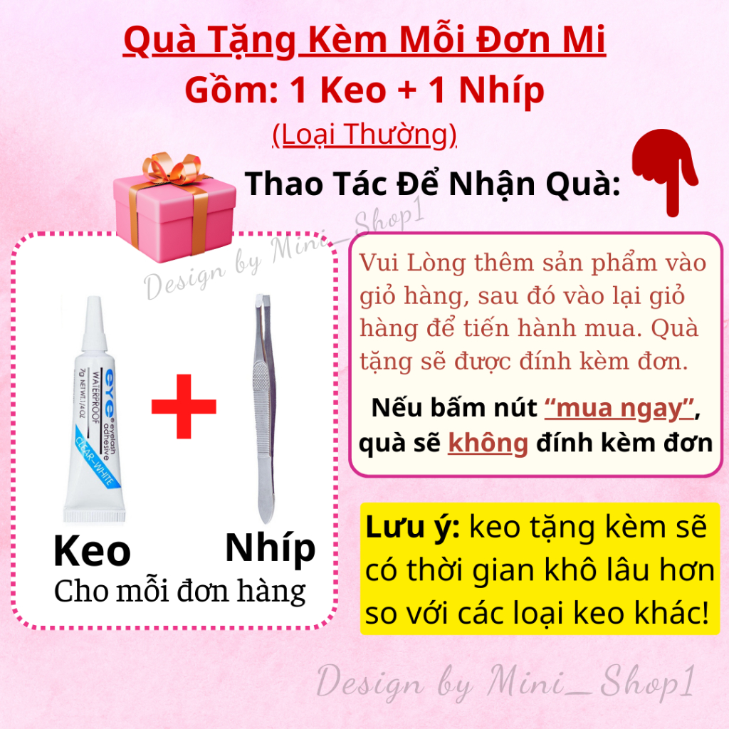 Lông Mi Giả Tách Sợi Chùm, Mi Giả Chùm Tự Nối, Dáng Lông Mi Tự Nhiên Tái Sử Dụng