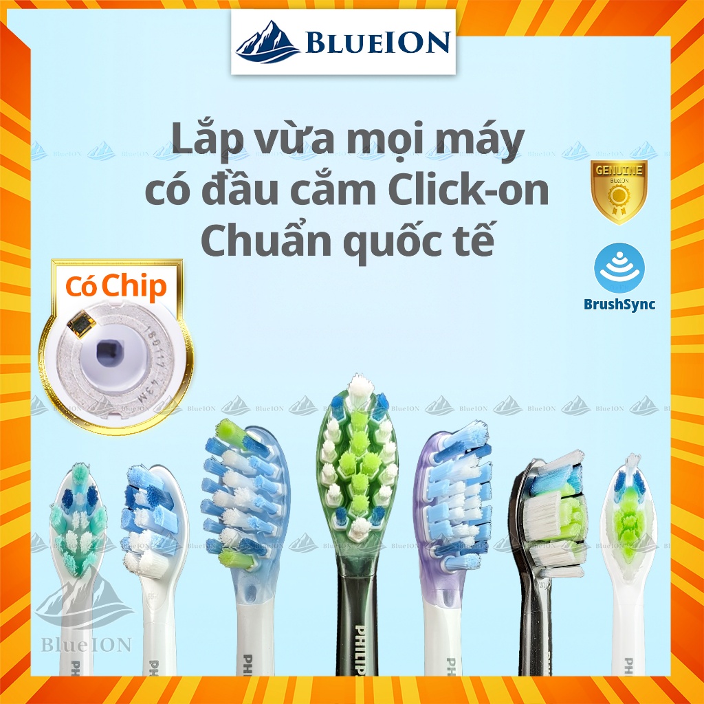 [HOT SALE] Đầu bàn chải điện Philips Sonicare các loại C2, G2, W, C3, G3, W3 (Hàng Mỹ)