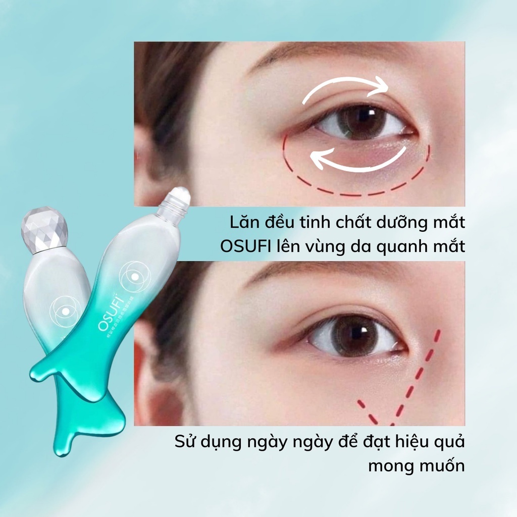 Tinh Chất Dưỡng Mắt Giảm Thâm Quầng Mắt OSUFI 30g Giúp Giảm Thâm, Mờ Nếp Nhăn