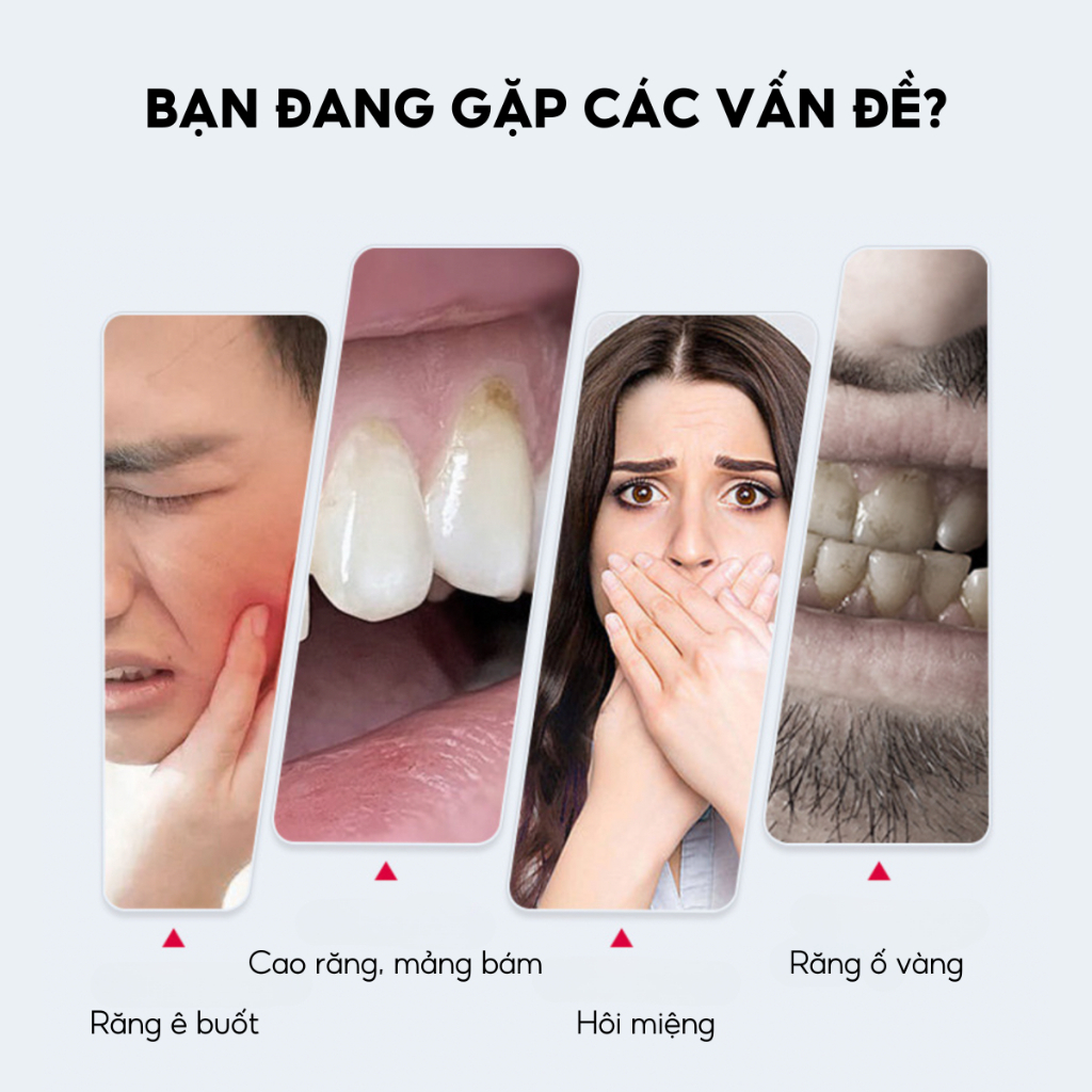 Kem đánh răng GAOLIBAI, Gel nano bạc đánh bay mảng bám, trăng răng, thơm miệng