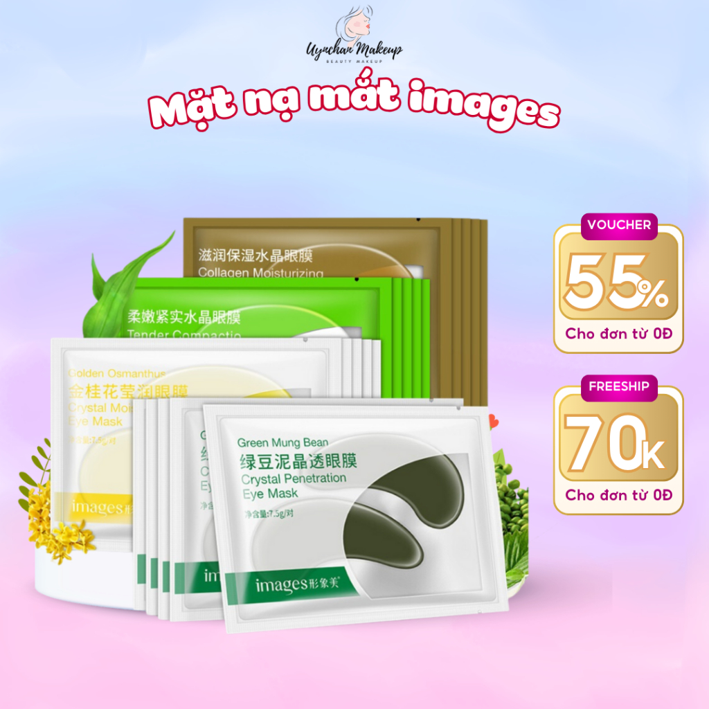 Mặt Nạ Dưỡng Vùng Mắt Giảm Thâm Cấp Ẩm Của Images Chính Hãng Mask Uynchan