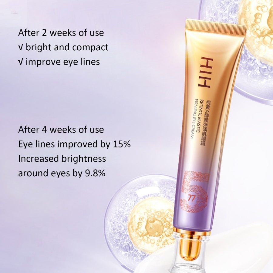 Kem Dưỡng Da Mắt HIH Chứa Retinol Làm Săn Chắc Da Loại Bỏ Quầng Thâm Nếp Nhăn Và Bọng Mắt Chống Lão Hóa Hiệu