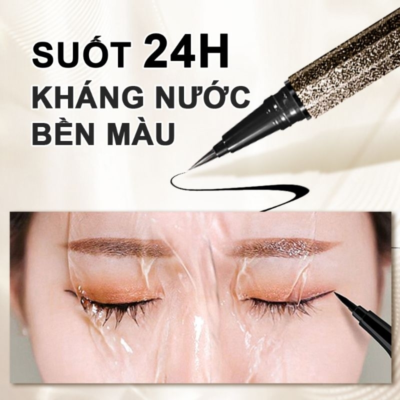 Bút kẻ mắt siêu mảnh Sace Lady không lem không trôi không thấm nước 1.2ml