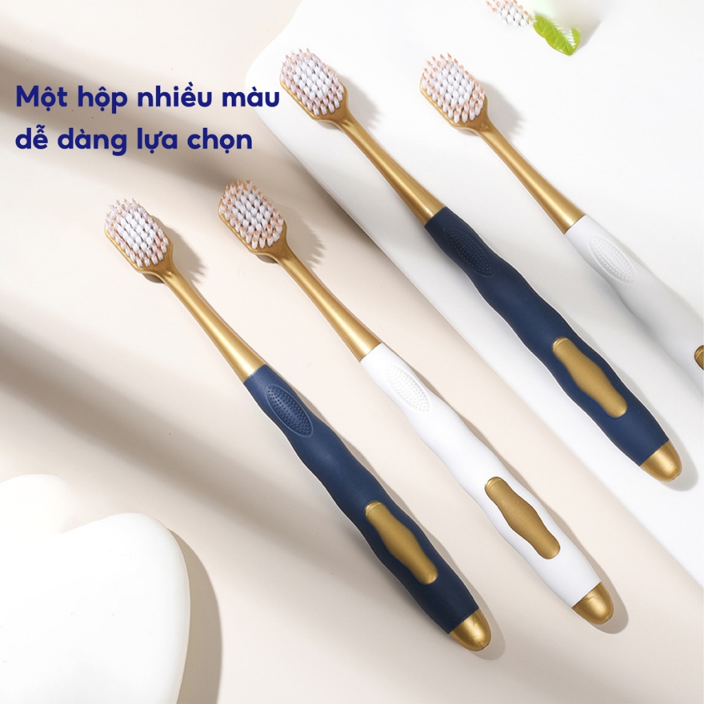 Bộ 6 bàn chải đánh răng lông tơ mềm mại JYoohome Bàn chải Than tre hoạt tính nội địa Trung siêu êm