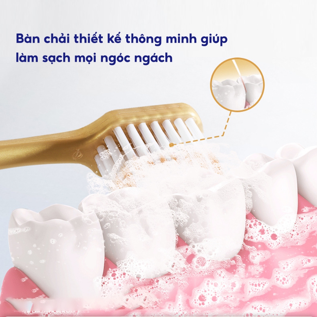 Bộ 6 bàn chải đánh răng lông tơ mềm mại JYoohome Bàn chải Than tre hoạt tính nội địa Trung siêu êm