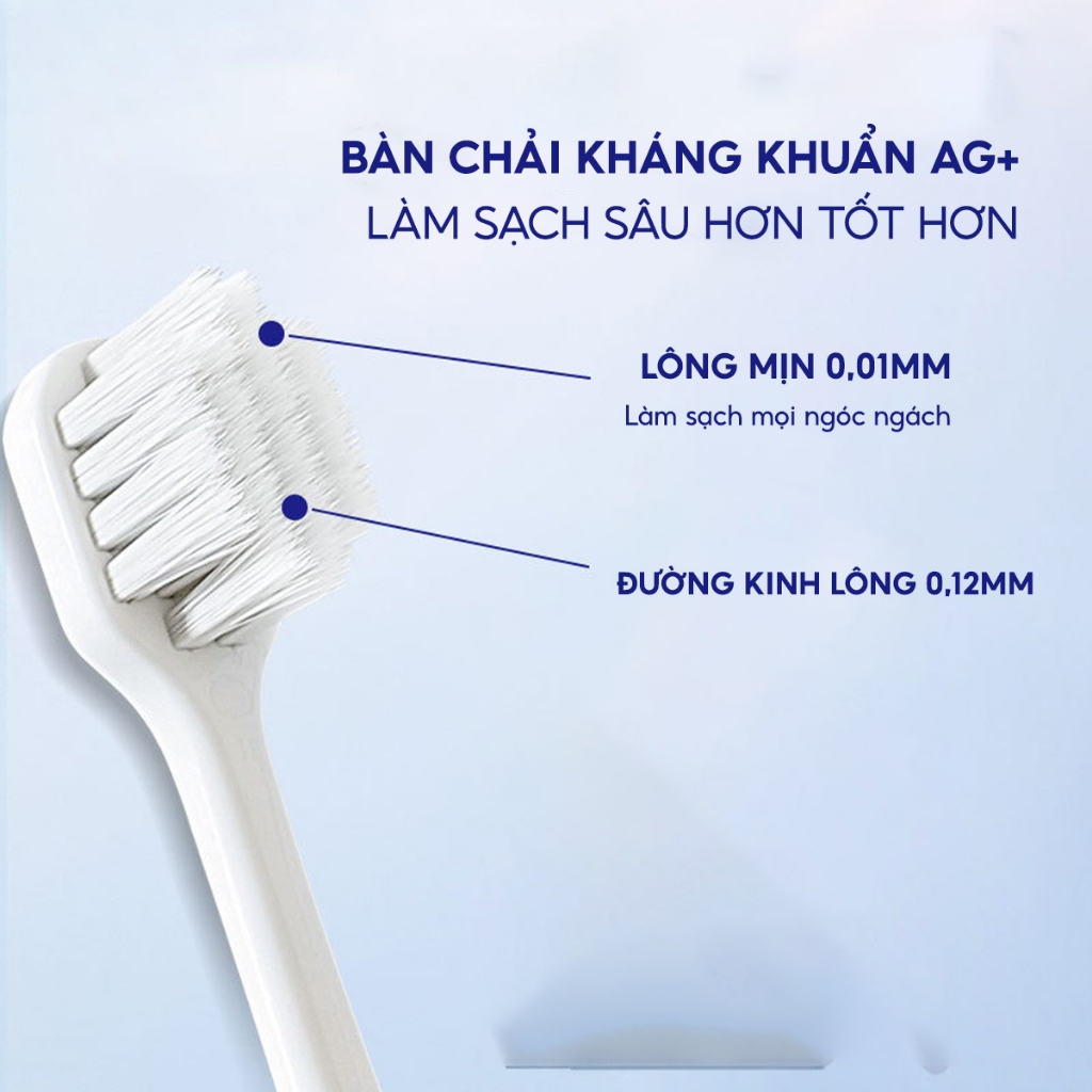 Bộ 4 bàn chải đánh răng Nhật lông tơ mềm mại, Bàn trải đánh răng Than tre hoạt tính lông mềm, chải siêu êm bảo vệ nướu