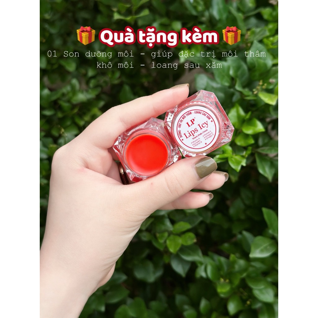 Son Kem Lp Lipsicy Chính Hãng Bền Màu siêu lì Lâu Trôi Mềm Mượt Chuẩn Màu Lì Son Thiên Nhiên Dùng Được Cho Bà Bầu 5G