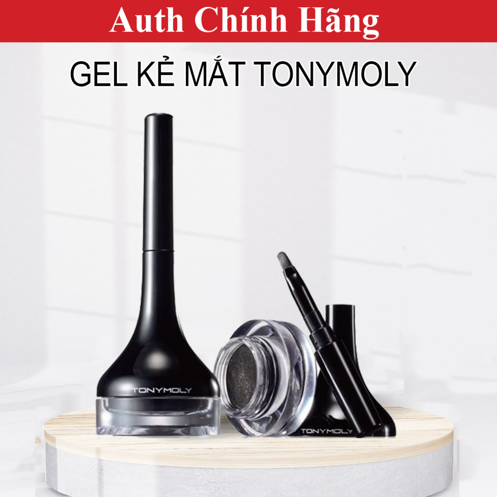 Kẻ mắt dạng gel Tonymoly Backstage Gel Eyeliner cao cấp chuyên dùng cho makeup mau khô chống thấm nước Bride Care