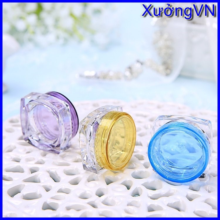 Hũ / Lọ mini đựng chiết mỹ phẩm, kem dưỡng, son dưỡng,…