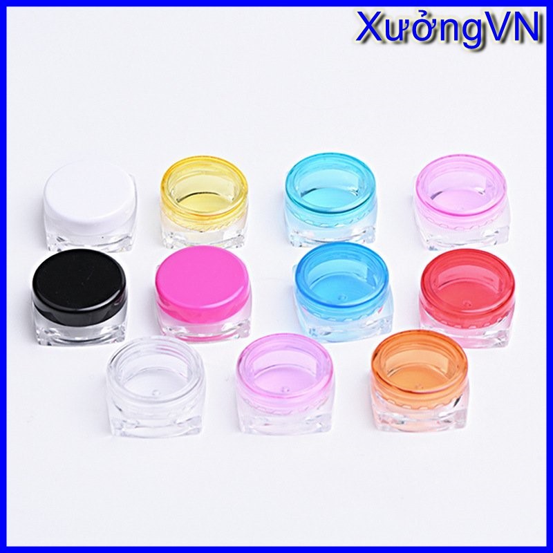 Hũ / Lọ mini đựng chiết mỹ phẩm, kem dưỡng, son dưỡng,…