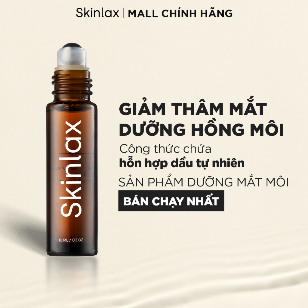 Dầu Lăn Giảm Thâm Mắt, Dưỡng Hồng Môi SKINLAX ( 10ml )