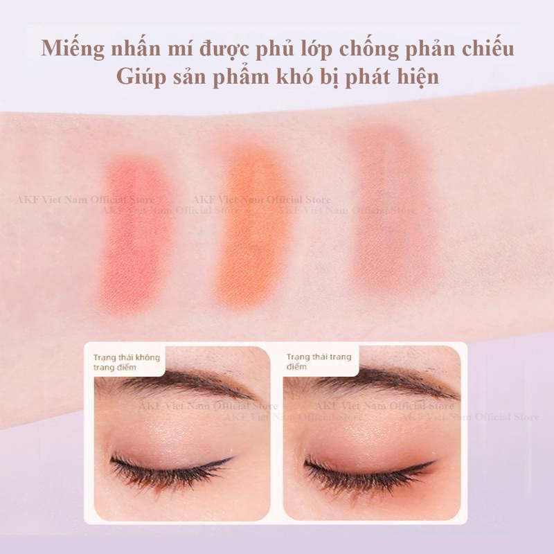 { AKF } Dán mí AKF chính hãng – Kích mí tàng hình AKF – miếng dán mí tàng hình tự nhiên chống mồ hôi- Miếng dán mắt 2 mí