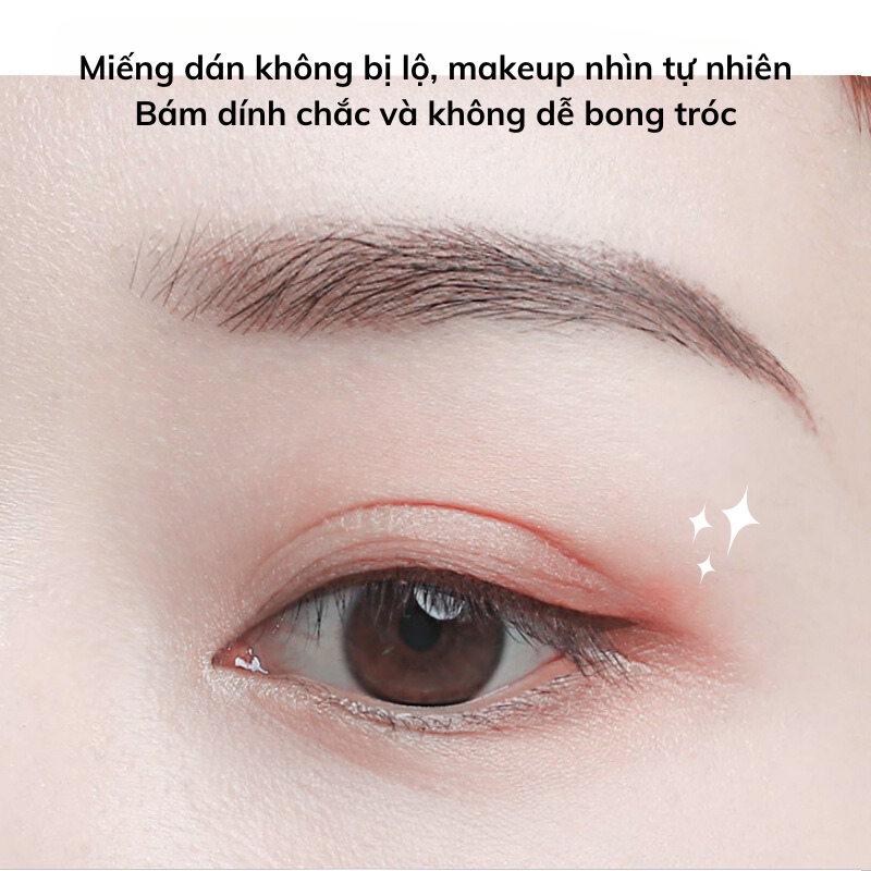 [Set 4 Món] Miếng Dán Kích Mí Miếng Kích Mí Lưới Tự Nhiên Trong Suốt Tàng Hình Không Để Lại Dấu Vết Không Cần Dùng Keo