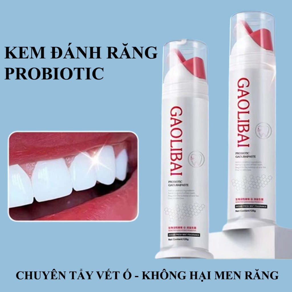 Gaolibai Gel nano bạc đánh răng loại bỏ mảng bám cao răng lâu năm, kem đánh răng trắng sáng hơi thở thơm mát – VIAN