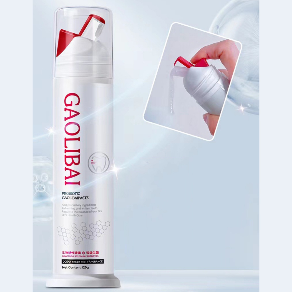 Gaolibai Gel nano bạc đánh răng loại bỏ mảng bám cao răng lâu năm, kem đánh răng trắng sáng hơi thở thơm mát – VIAN