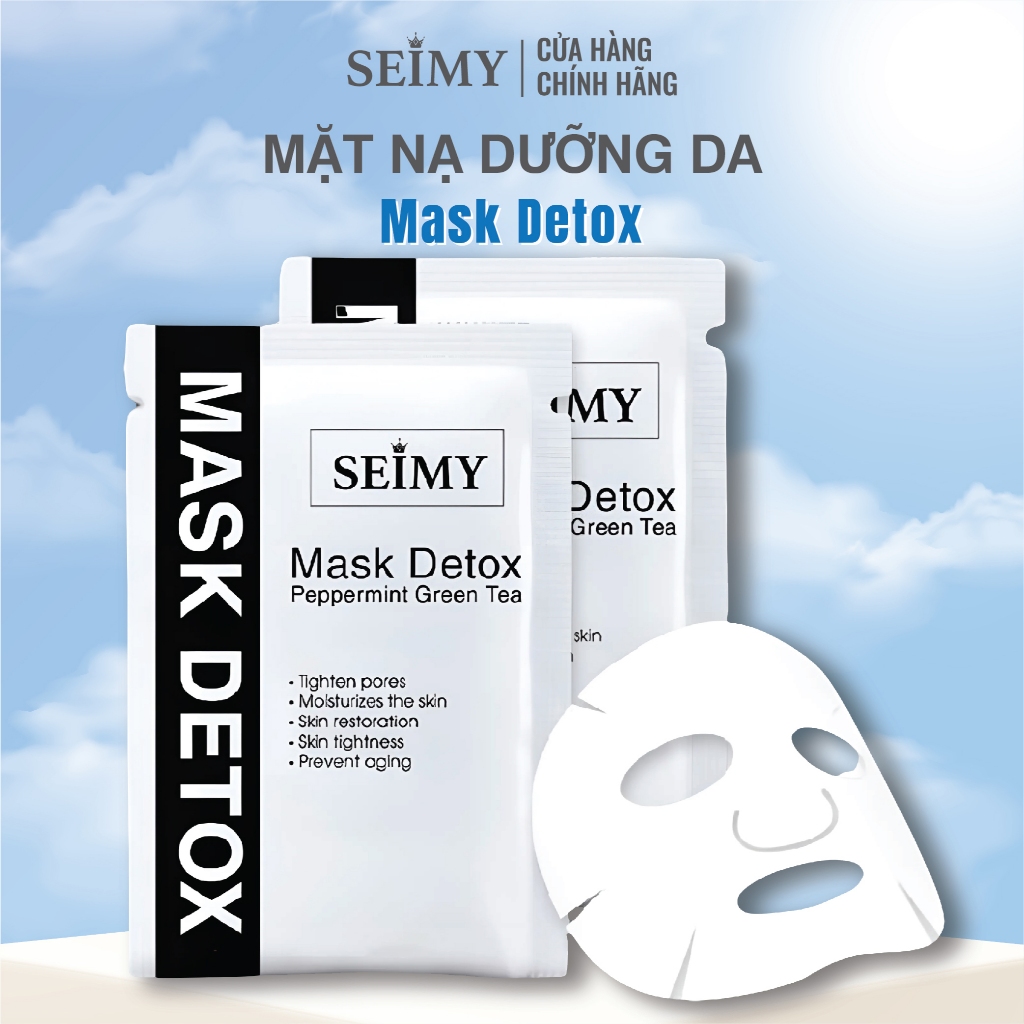 Mặt nạ dưỡng da Seimy – Mask Detox Peppermint Green Tea