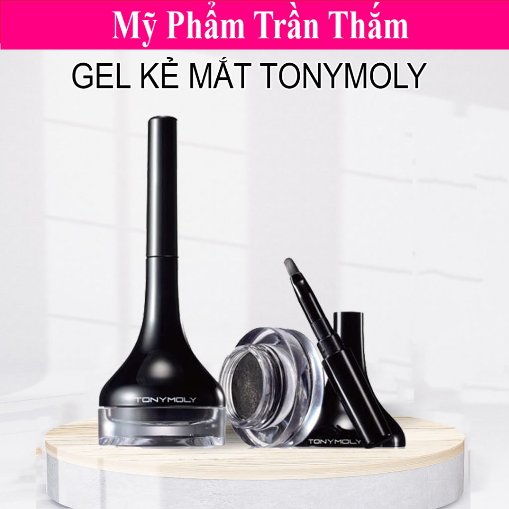 Gel kẻ mắt Tonymoly thần thánh Backstage Gel Eyeliner dễ kẻ giúp mắt bạn rạng ngời, tự tin hơn