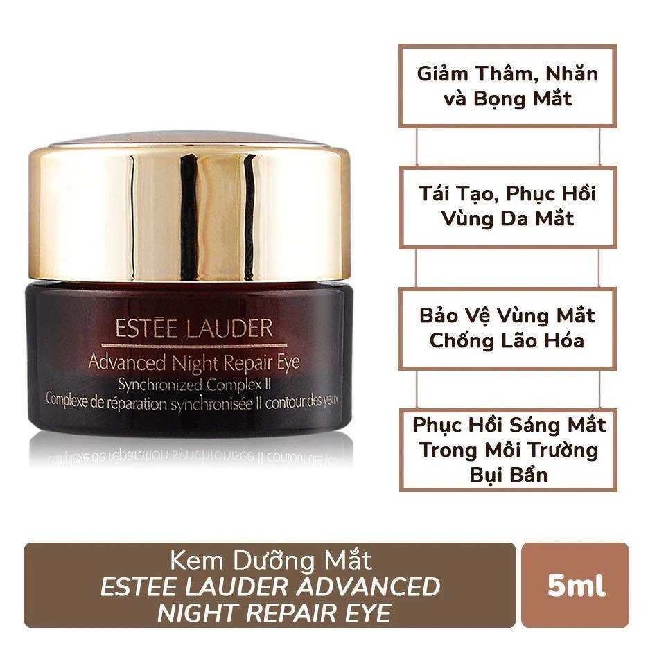 Kem Mắt ESTEE LAUDER 5ml Chính Hãng Kem Dưỡng Mắt Giảm Thâm Quầng Nếp Nhăn Bọng Mắt Tái Tạo Phục Hồi Da Vùng Mắt