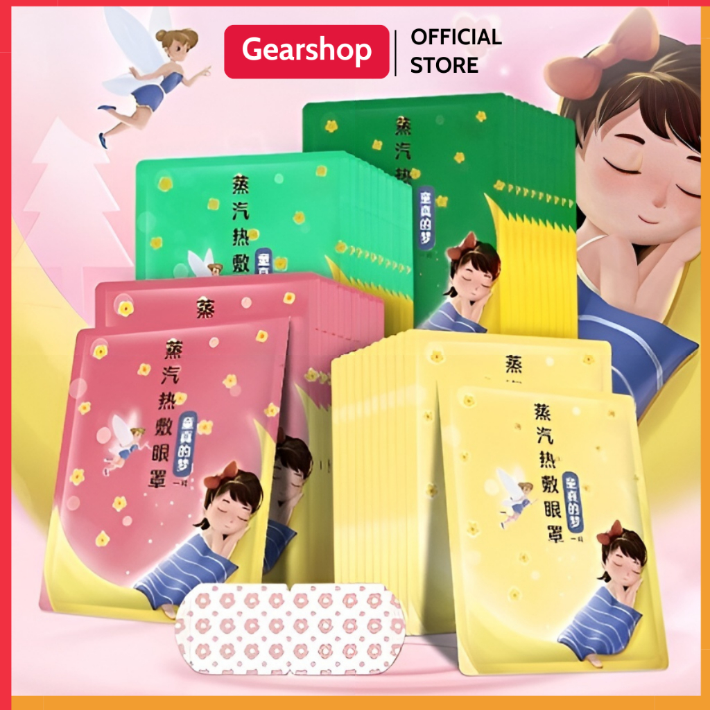 [ 50 CÁI ]Mặt nạ mắt MEIBU chườm nóng heating eyes mask GEARSHOP giúp chống mỏi mắt thư giãn tối đa