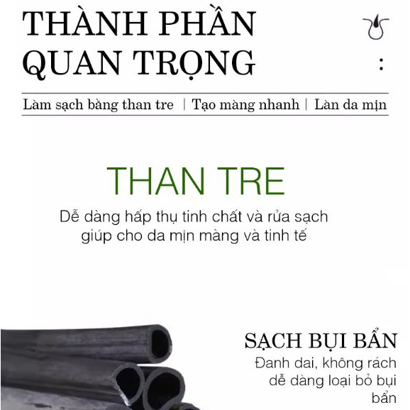 Mặt nạ than tre lột mụn đầu đen ZOZU giúp làm sạch sâu thu nhỏ lỗ chân lông hạn chế mụn cám kiểm soát dầu cho da