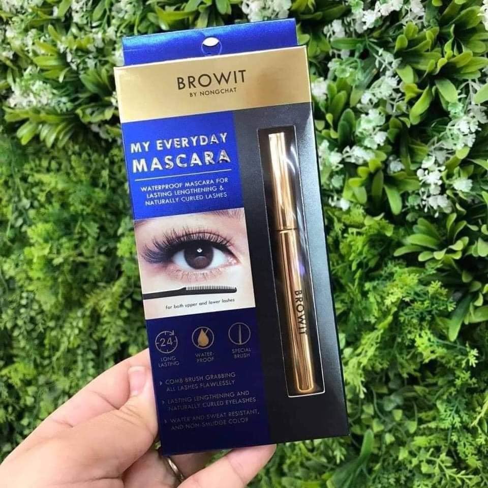 Mascara chuốt dài và làm dày mi Browit chính hãng nongchat Thái Lan chuyên dùng cho Makeup.