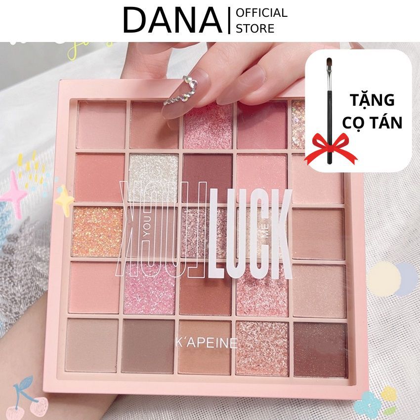 Phấn mắt 25 màu makeup tiện lợi bảng mắt nhiều màu trang điểm nhiều tone bảng phấn mắt nội địa trung DANA