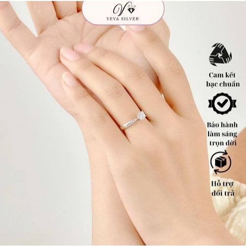 Nhẫn bạc - top 3 mẫu trang sức bạc được yêu thích nhất