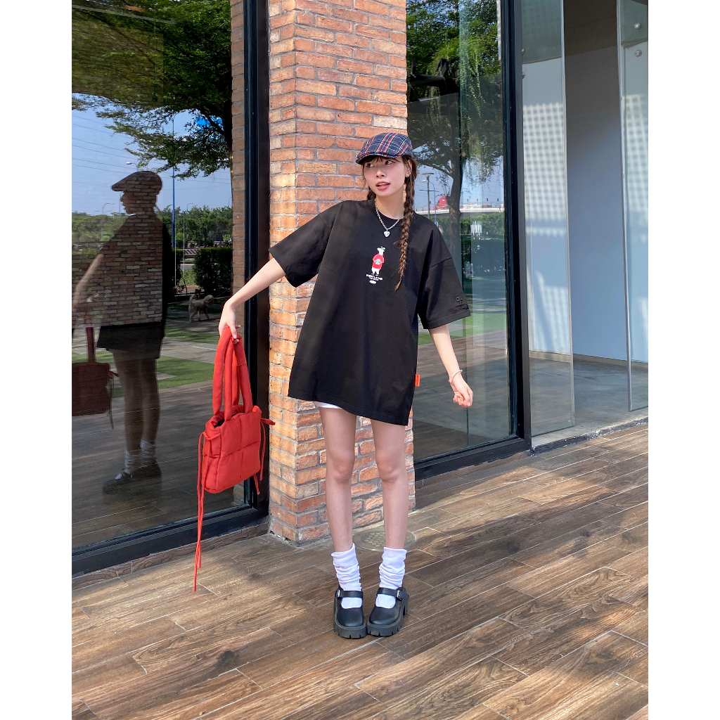 Outfit Áo Thun Phong Cách Hàn Quốc Cực Cute