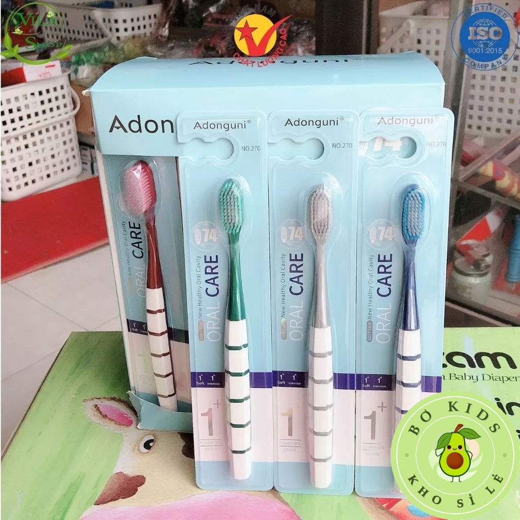 bàn chải đánh răng Adongfresh lông mềm, bàn chải đánh răng Adongfresh anh quốc bokisd.store