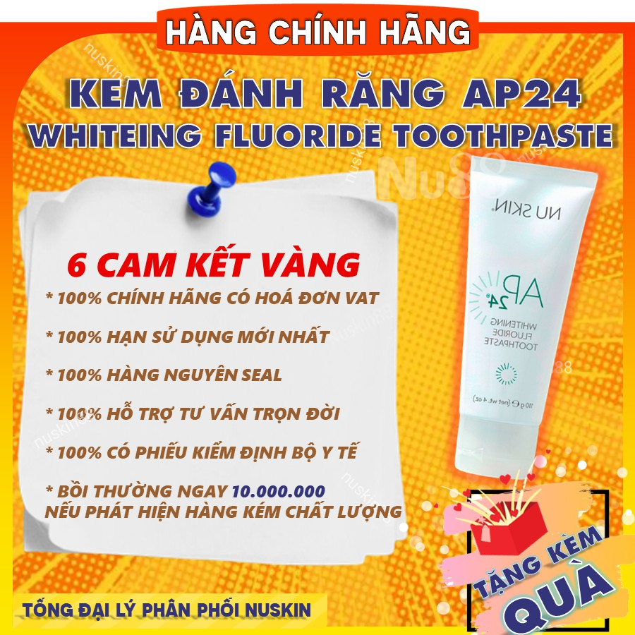 Kem Đánh Răng AP24 NuSkin Chính Hãng | Anti-Plaque Fluoride Toothpaste